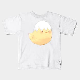 Baby chick with egg hat Kids T-Shirt